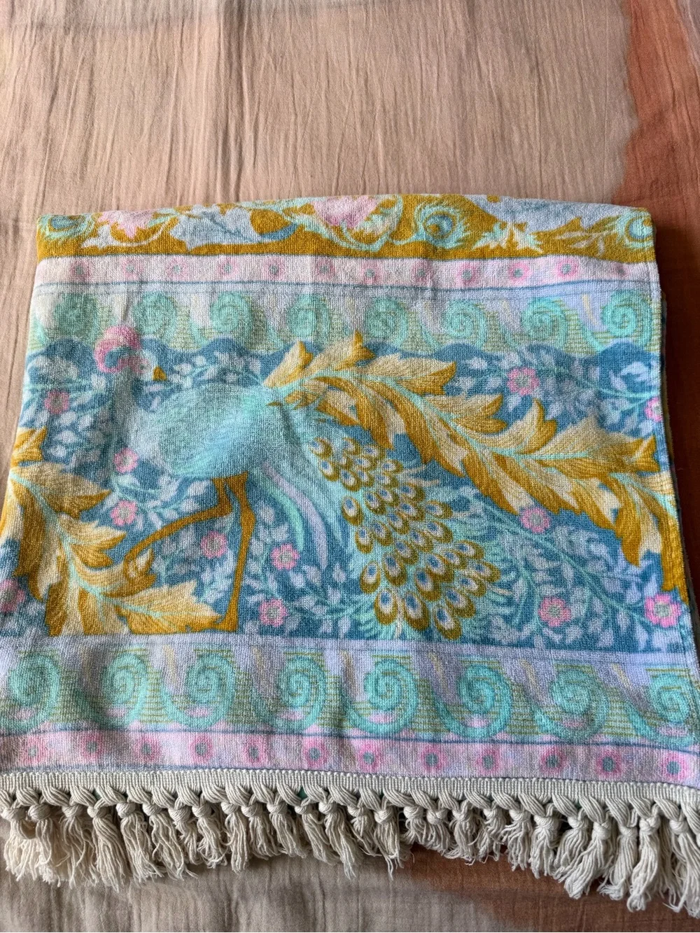 SPELL Oasis Beach Towel ✨🦚🌸